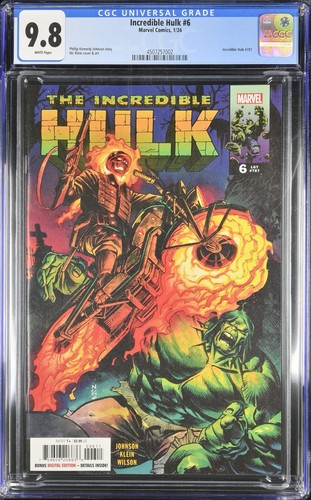 Incredible hulk cgc 8 - incredible, nic