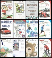 BROTHER Quality BIRTHDAY CARD - Great selection to choose from