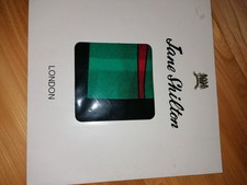 Jane Shilton 30in Square Scarf Unused Lovely Bright Colours With lack Border