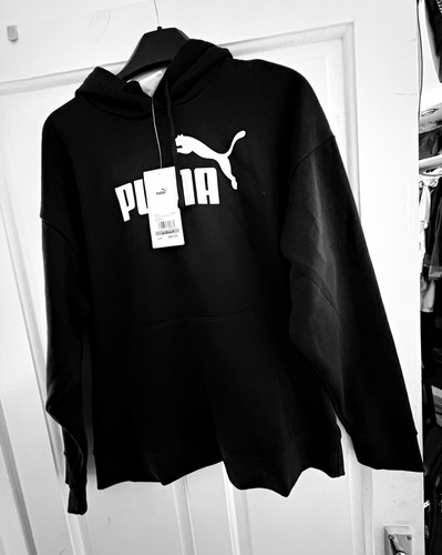 Puma ess logo black pullover - puma,