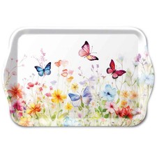 Butterfly Floral Snack Tray