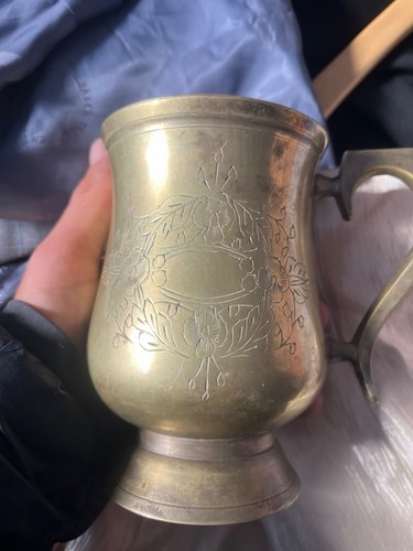 Pewter beer tankard mug - beer,