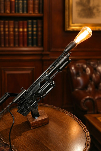 Unique upcycled steampunk gun - upcycled,