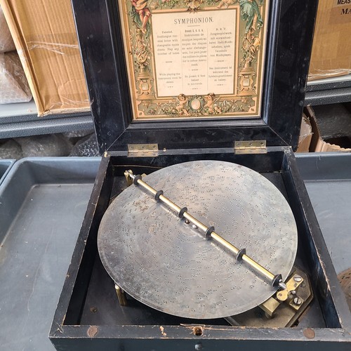 Antique symphonion table top - symphonion,
