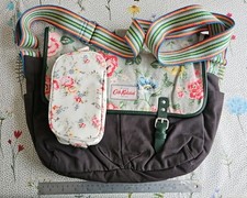 Cath Kidston Satchel Canvas Across Body Bag and Waxed Small Cosmetics Bag Joblot