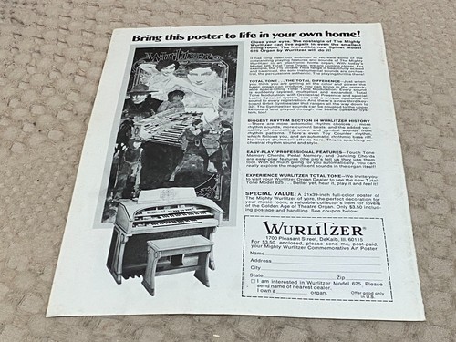 Keyboard organ advert 11x8 - keyboard, 11x8"