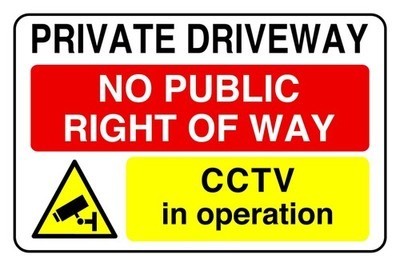 Private driveway public - private,