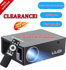 UUO Native 1080P 7200 Lux Projector | 4K Support LED Home Theatre(UK)【CLEARANCE】