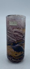Gozo Glass Small Cylinder Tube Multicoloured Vase