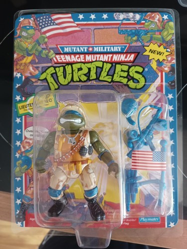 Tmnt unpunched military leo - unpunched,