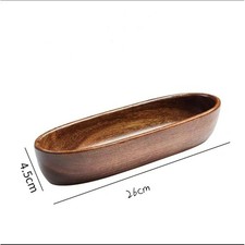 Boat Shaped Walnut Wood Napkin