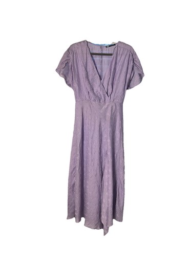 Lilac midi dress swiss dot - lilac,