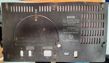 Vintage valve radio backs