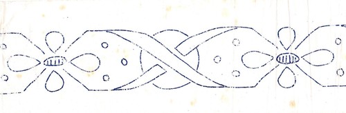 Vintage embroidery transfer - embroidery,
