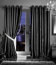 Black Eyelet Curtain Thermal