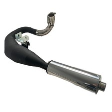 Vespa PX200 P200E Sterling Expansion Performance Exhaust - Left Hand - Black