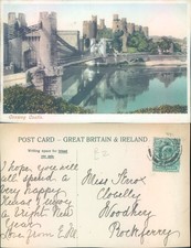 Conwy Castle 1905 postmark