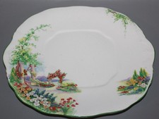VINTAGE St MICHAEL CHINA SHREWSBURY PATTERY SANDWICH / CAKE PLATE