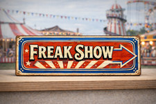 Freak Show Sign Fairground