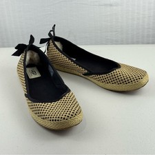 UGG Indah Tan Burlap Shoes