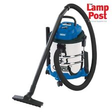 Draper 20515 Wet and Dry Vacuum Cleaner Industrial 20ltr 1250w Stainless Steel