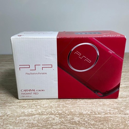 Psp 3000 radiant red console - psp,