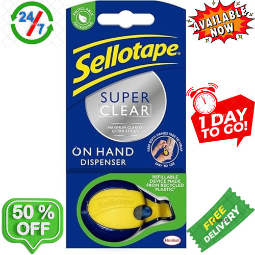 Sellotape hand dispenser - on-hand,