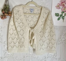 Cream Ivory Mohair Capelet
