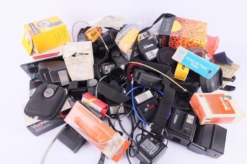 Vintage camera flash gun - vintage,