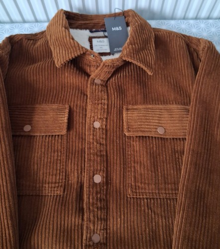 Bnwt brown cord fleece - brown,