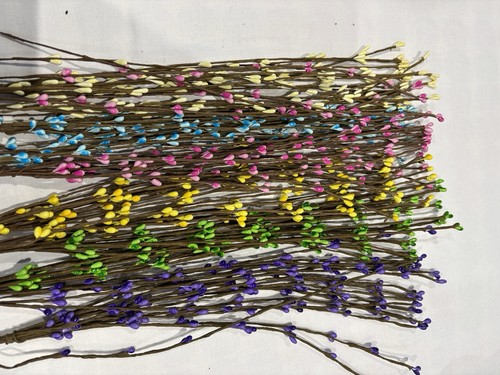Multicoloured pussy willow - multicoloured,
