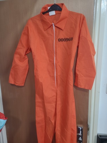 Orange jumpsuit prisoner - orange,