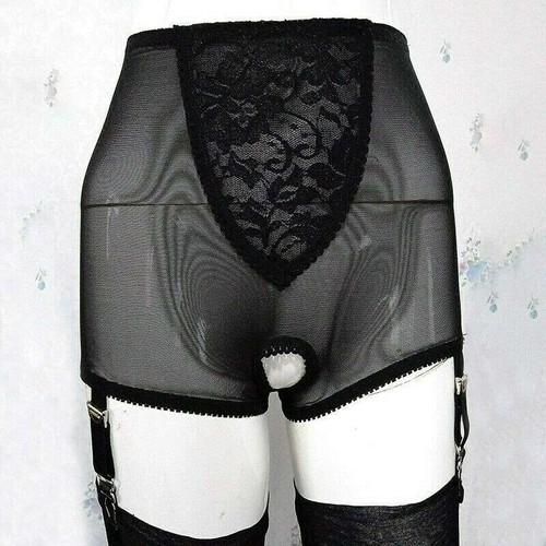 Women high waist crotchless - women's, high-waist