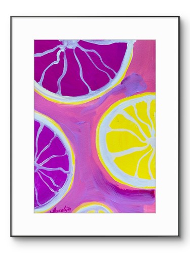 Modern fine art lemons - fine,