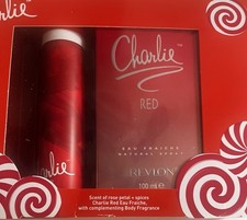 CHARLIE RED GIFT SET ROSE PETAL & SPICES EAU FRAICHE 100ML & 75ML BODY SPRAY