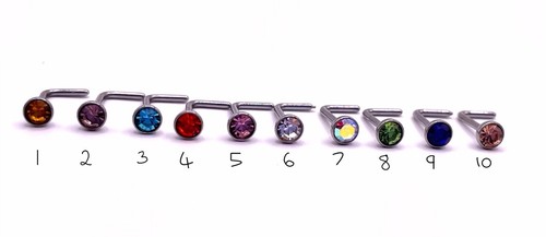 Shaped surgical steel nose - l,