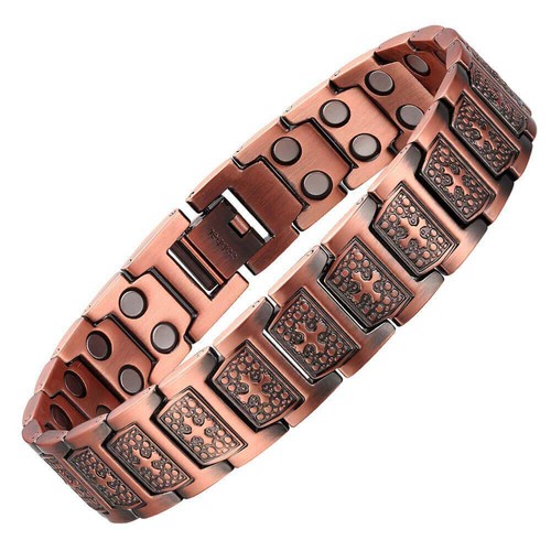 Gentlemens copper cross link - copper,