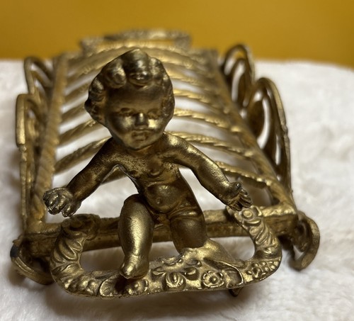 Soap dish brass gold
