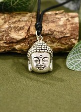 Buddha Head Silver Pewter Gold