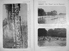Antique Old Print 1905Henley