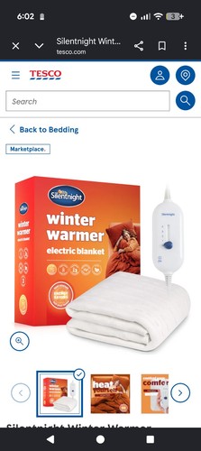 Silentnight electric blanket