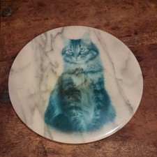 large marble coaster with a