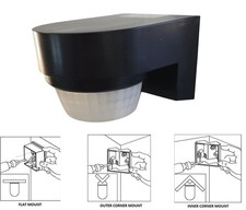 240° PIR Motion Sensor Black