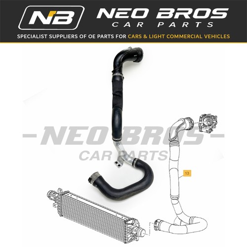 New left intercooler - left, outlet