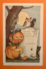 ANTIQUE HALLOWEEN POSTCARD