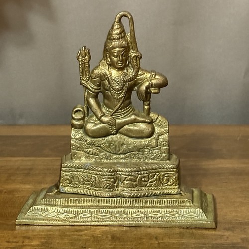 Vintage solid brass - solid, shiva