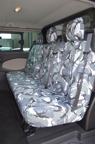 Tailored grey camo - grey, rear