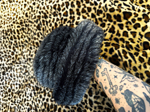 Women grey faux fur - grey,