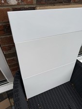 SOLID MAPLE WHITE PRIMED 3 DRAWER FRONTS SET 500MM STOCK DZ751