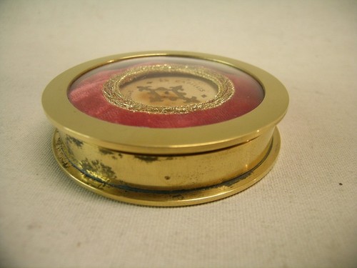 Antique reliquary hair - antique,